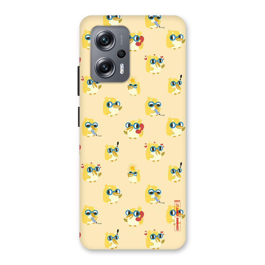 Yellow Parrot Back Case for Redmi K50i