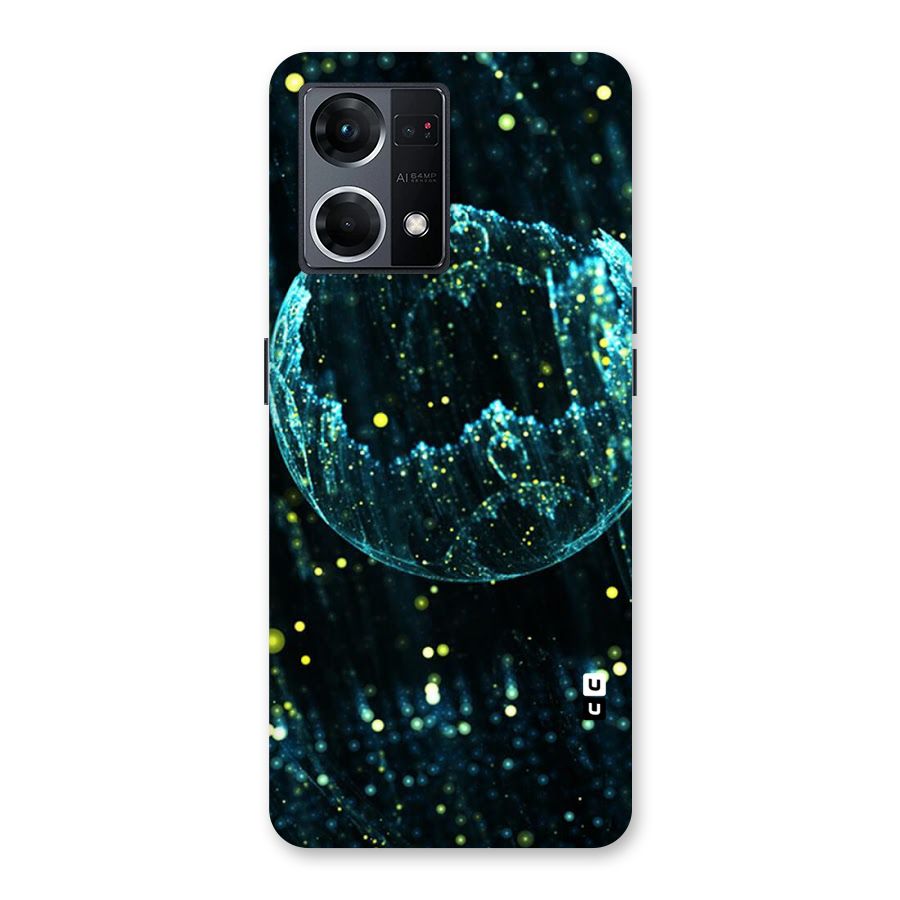 Yellow Rain Glass Back Case for Oppo F21 Pro 5G