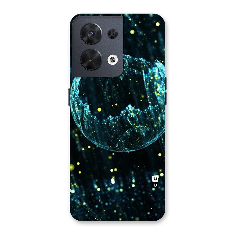 Yellow Rain Back Case for Oppo Reno8 5G