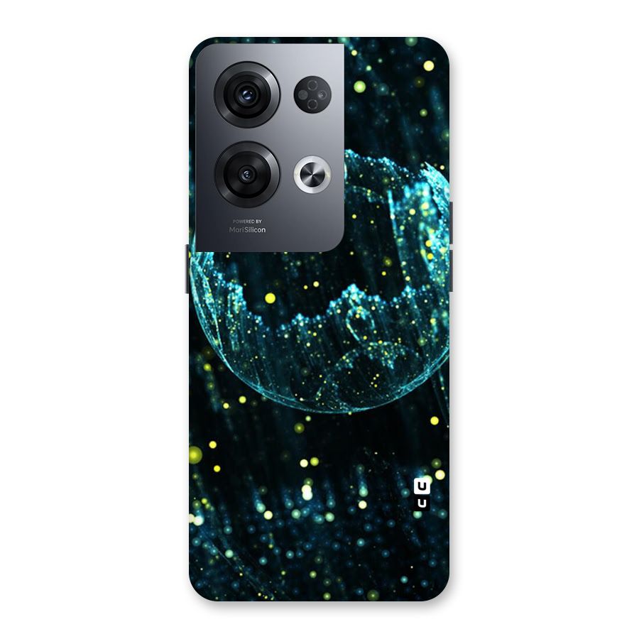 Yellow Rain Back Case for Oppo Reno8 Pro 5G