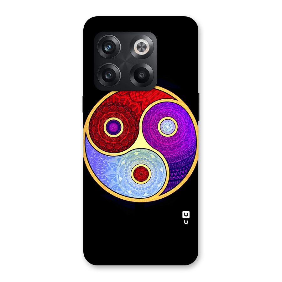 Yin Yang Mandala Design Back Case for OnePlus 10T