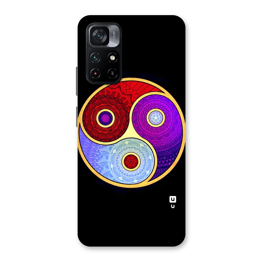 Yin Yang Mandala Design Back Case for Poco M4 Pro 5G