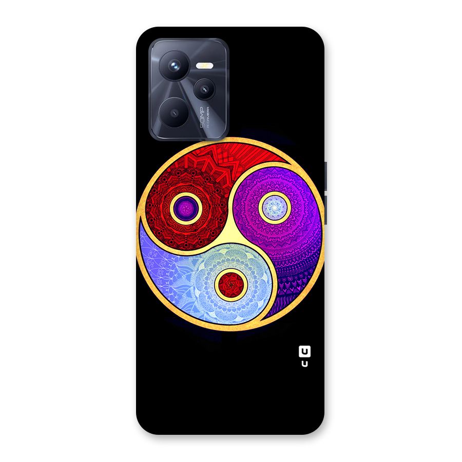 Yin Yang Mandala Design Back Case for Realme C35