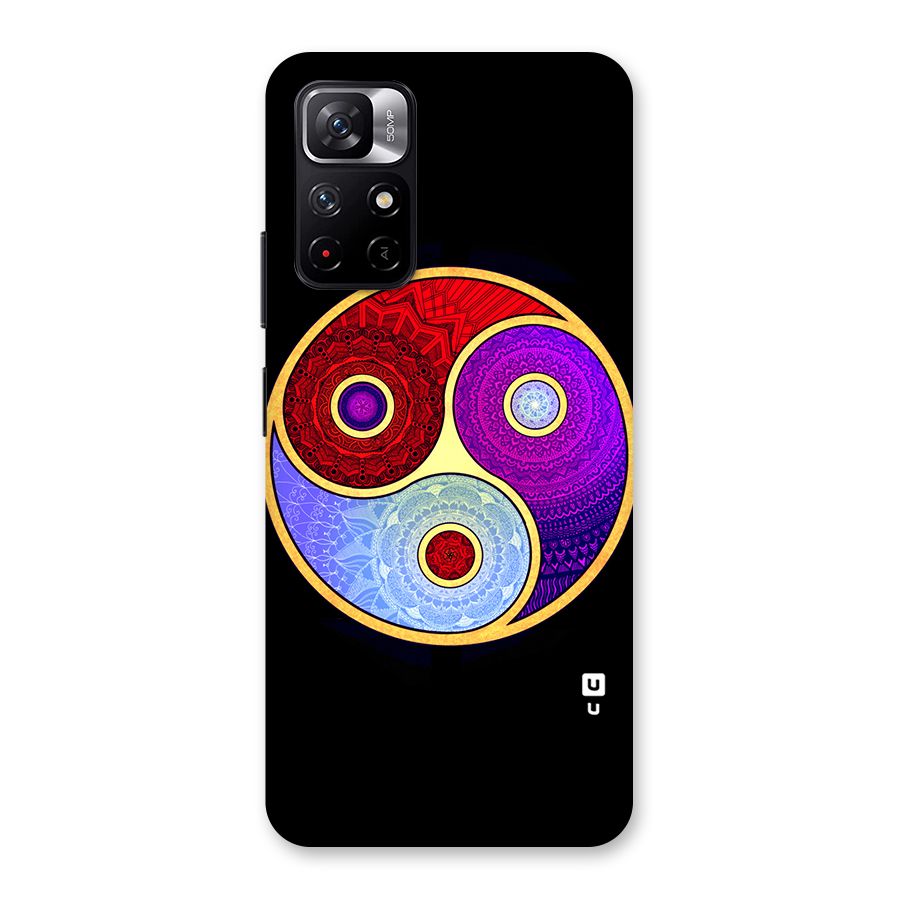 Yin Yang Mandala Design Back Case for Redmi Note 11T 5G