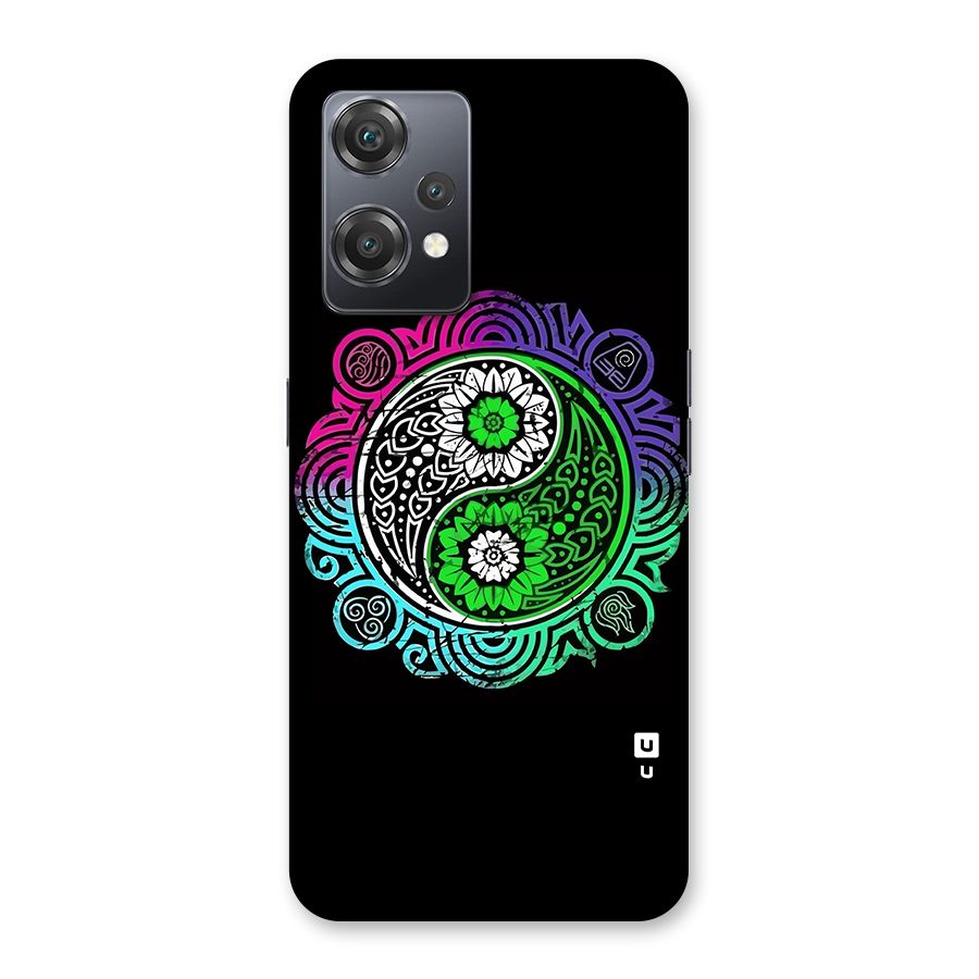 Yin and Yang Colorful Mandala Back Case for OnePlus Nord CE 2 Lite 5G