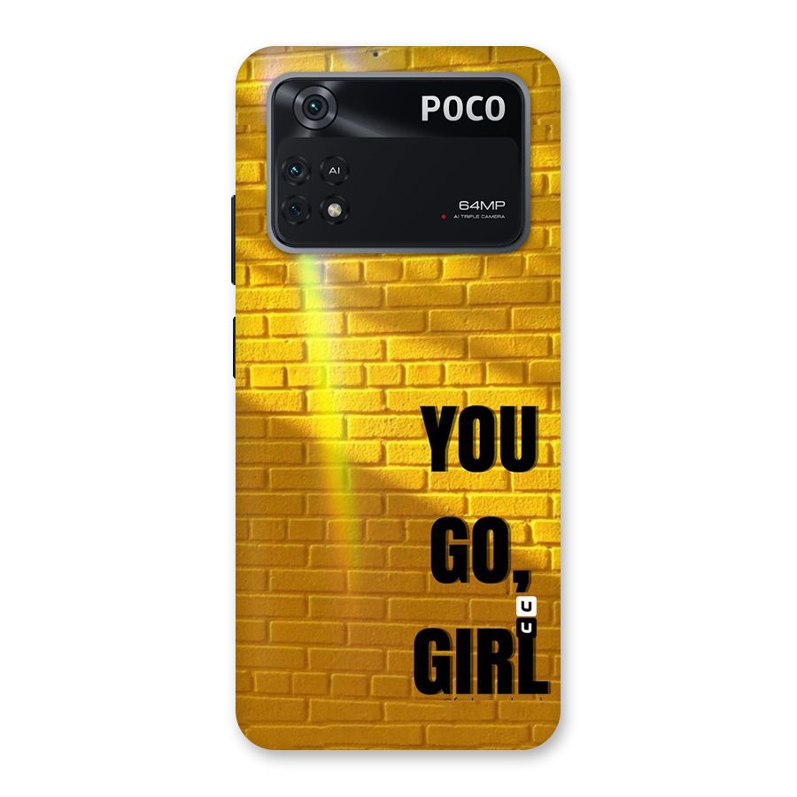 You Go Girl Wall Back Case for Poco M4 Pro 4G