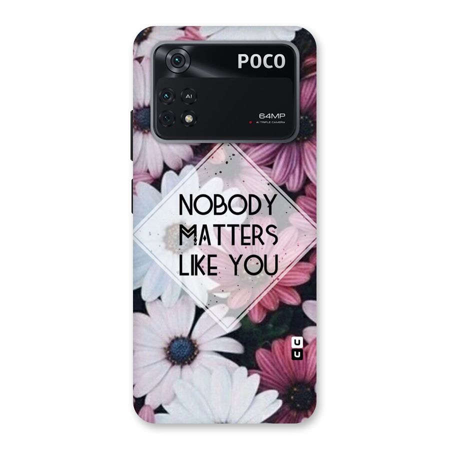 You Matter Back Case for Poco M4 Pro 4G