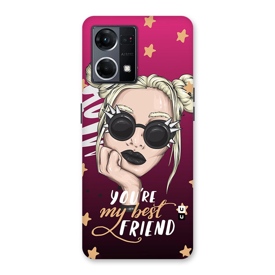 You My Best Friend Glass Back Case for Oppo F21 Pro 5G