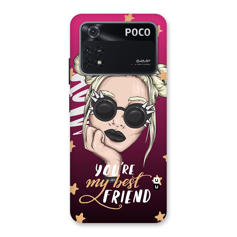 You My Best Friend Back Case for Poco M4 Pro 4G