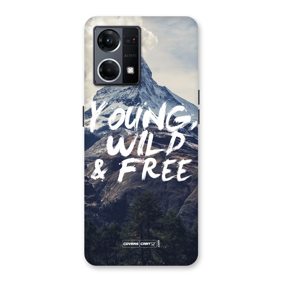 Young Wild and Free Glass Back Case for Oppo F21 Pro 5G