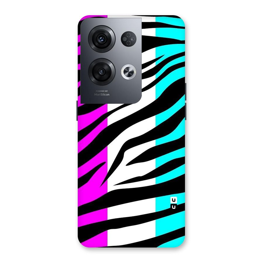 Zebra Texture Back Case for Oppo Reno8 Pro 5G