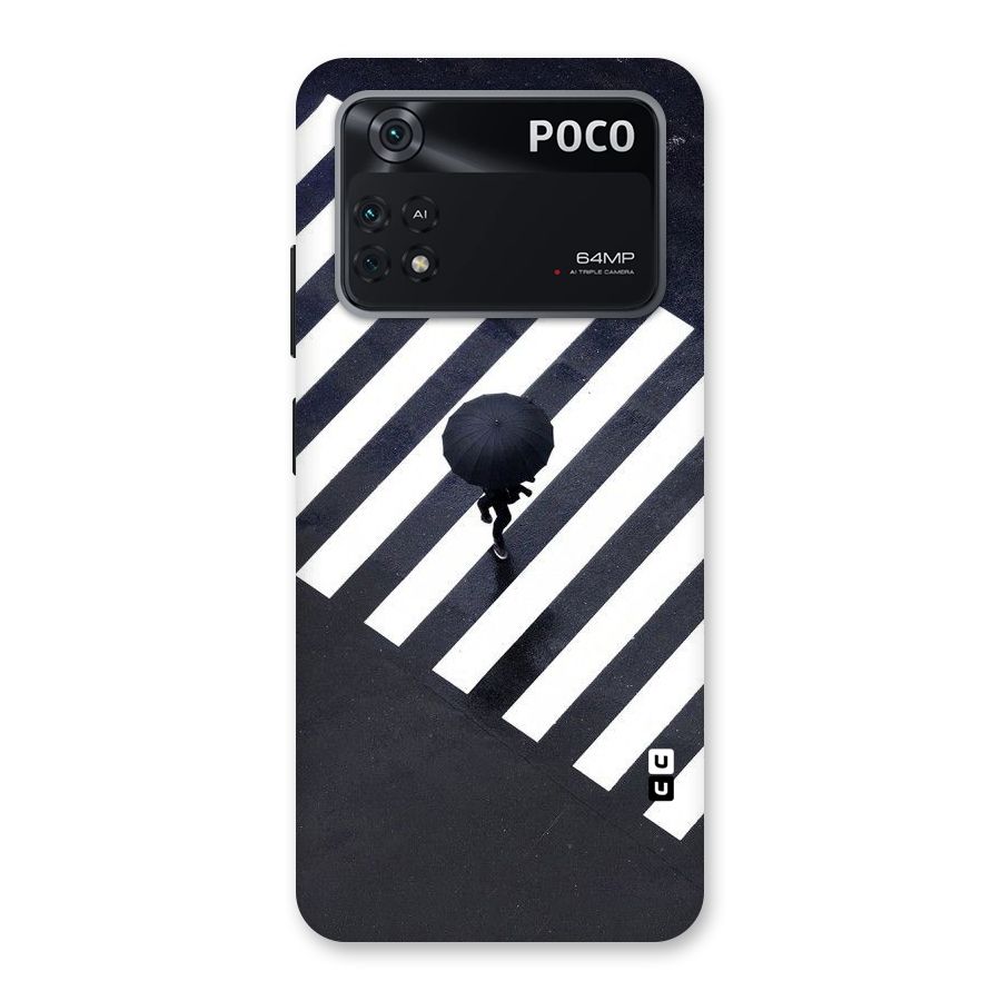 Zebra Walking Back Case for Poco M4 Pro 4G