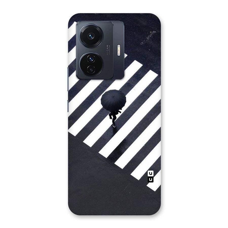 Zebra Walking Back Case for Vivo T1 Pro