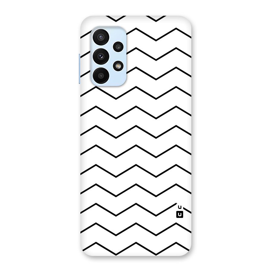 ZigZag Simple Classic Lines Back Case for Galaxy A23
