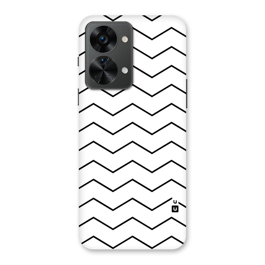 ZigZag Simple Classic Lines Back Case for OnePlus Nord 2T