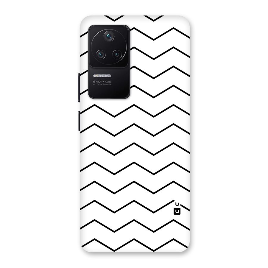 ZigZag Simple Classic Lines Back Case for Poco F4 5G