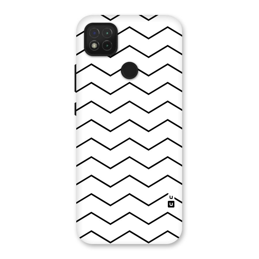 ZigZag Simple Classic Lines Back Case for Redmi 9 Activ