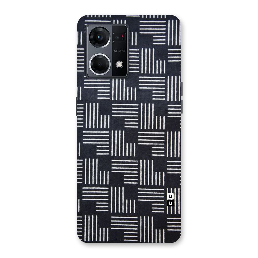 Zig Zag Hierarchy Glass Back Case for Oppo F21 Pro 5G