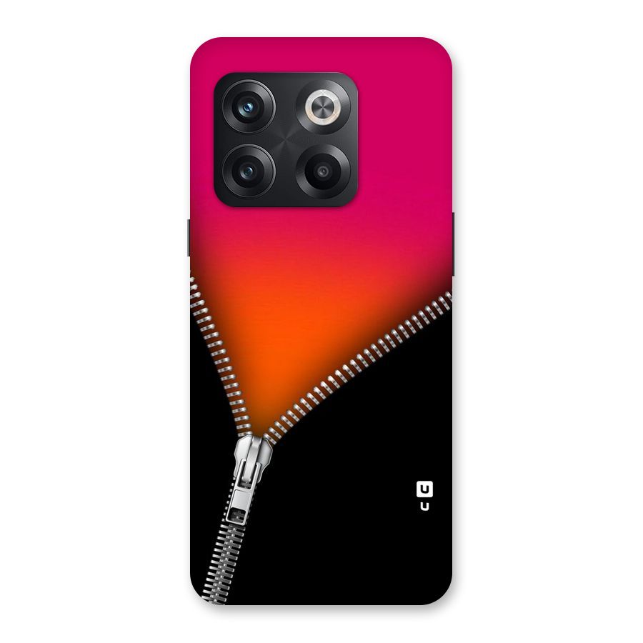 Zipper Print Back Case for OnePlus 10T
