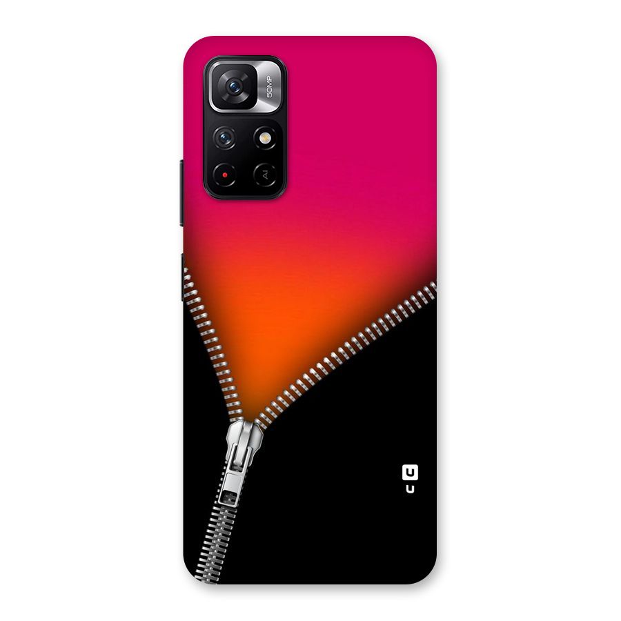 Zipper Print Back Case for Redmi Note 11T 5G