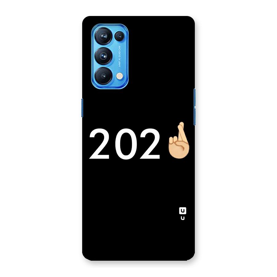 2021 Fingers Crossed Back Case for Oppo Reno5 Pro 5G