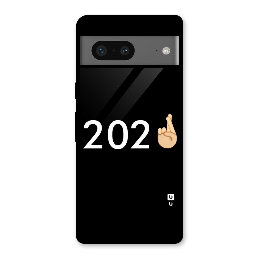 2021 Fingers Crossed Glass Back Case for Google Pixel 7
