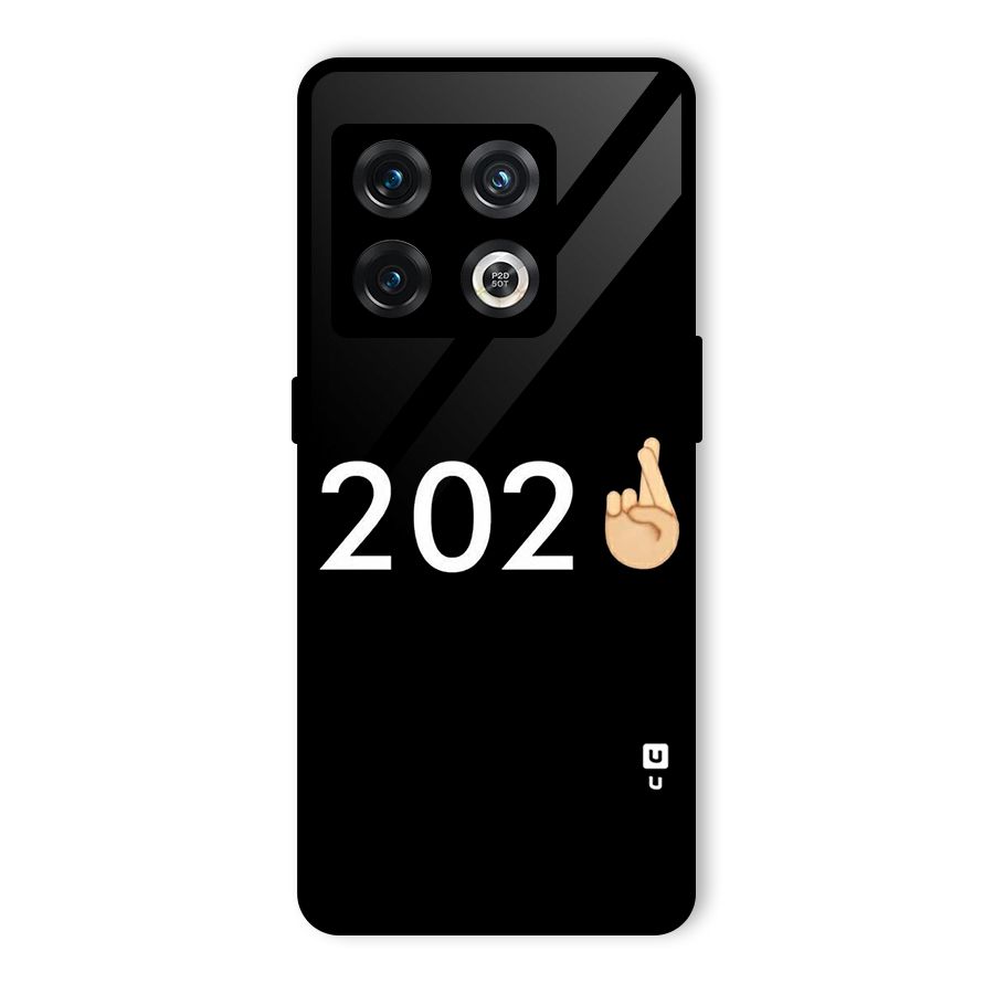 2021 Fingers Crossed Glass Back Case for OnePlus 10 Pro 5G