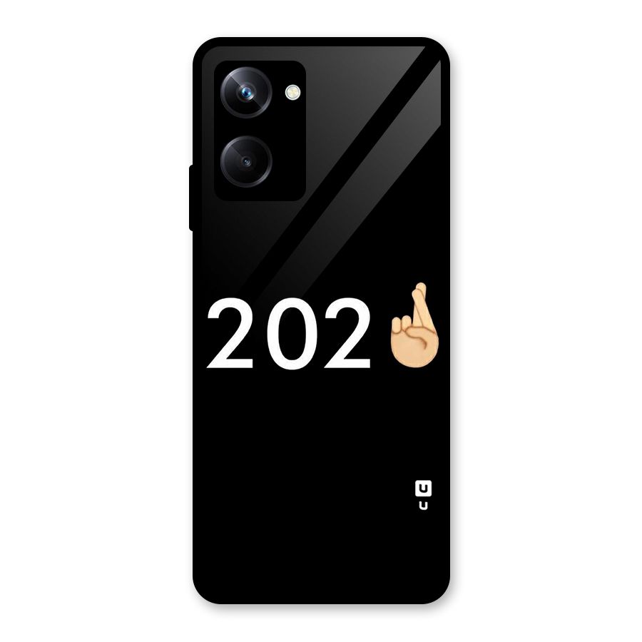 2021 Fingers Crossed Glass Back Case for Realme 10 Pro