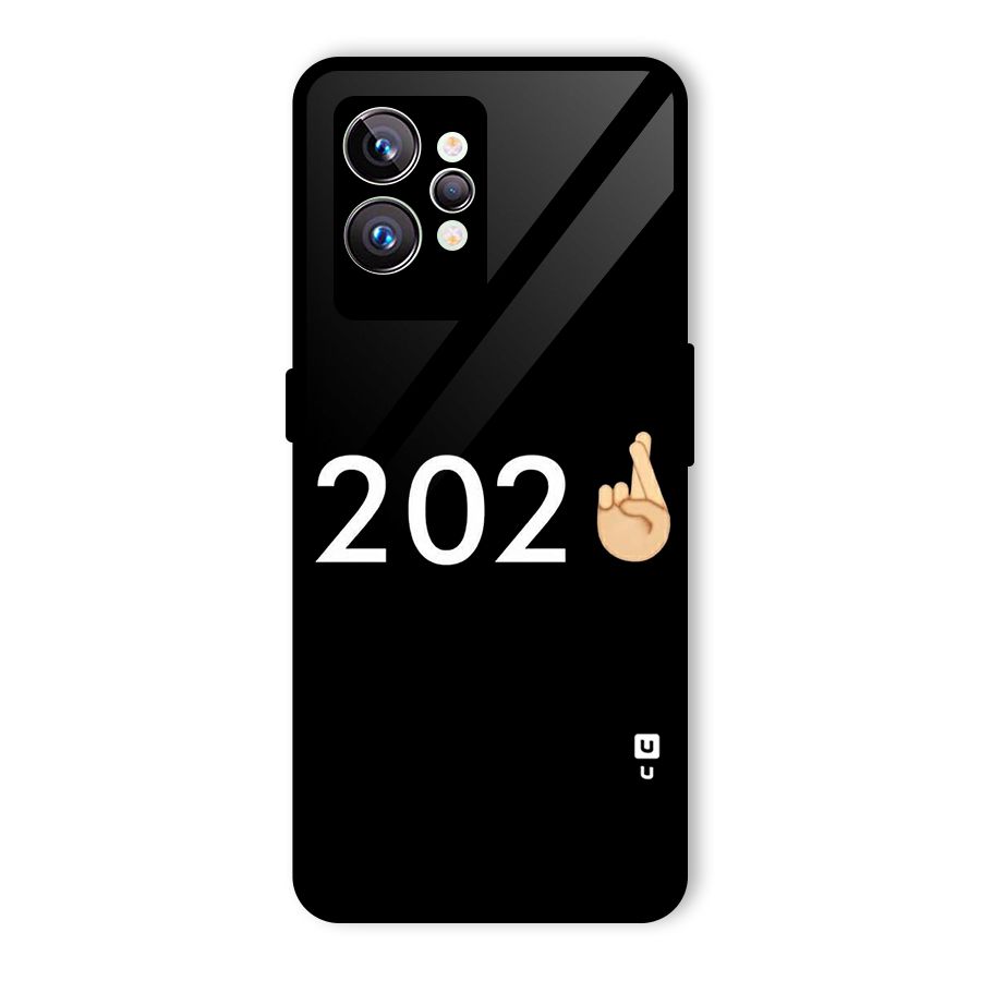 2021 Fingers Crossed Glass Back Case for Realme GT2 Pro