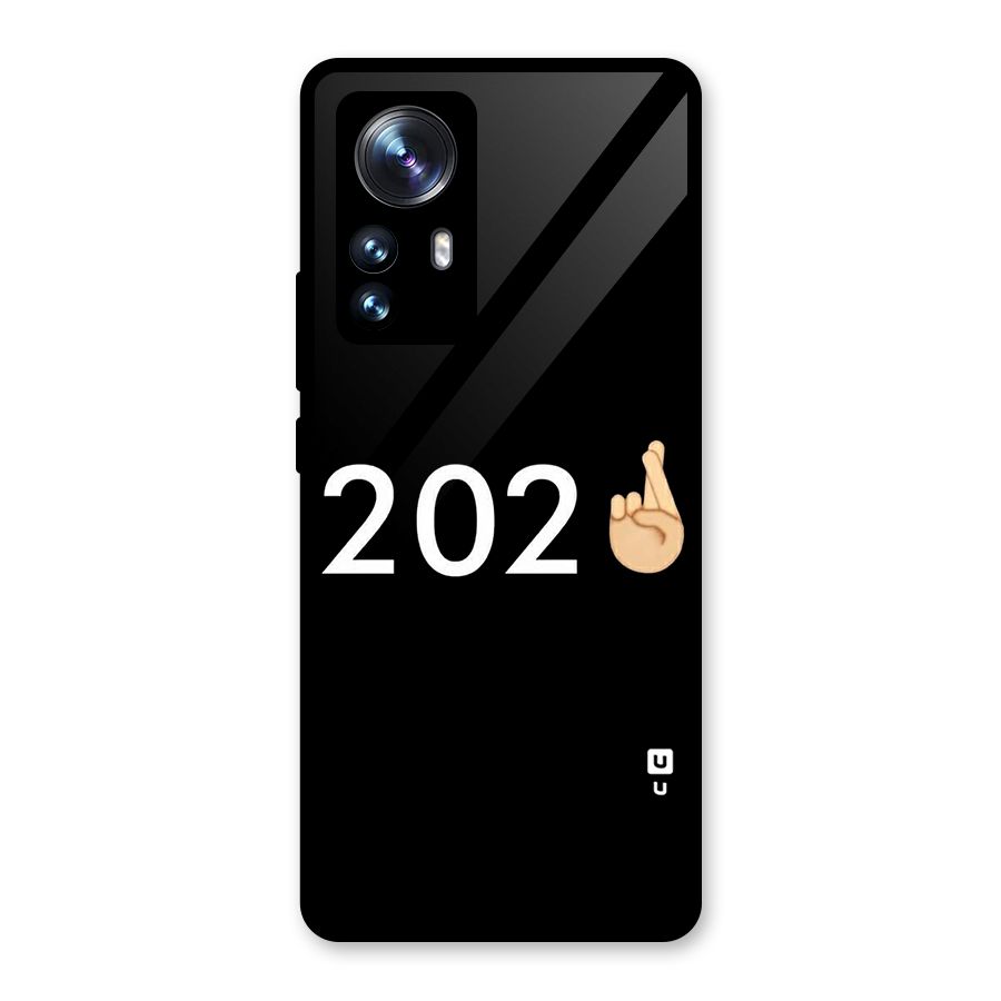 2021 Fingers Crossed Glass Back Case for Xiaomi 12 Pro