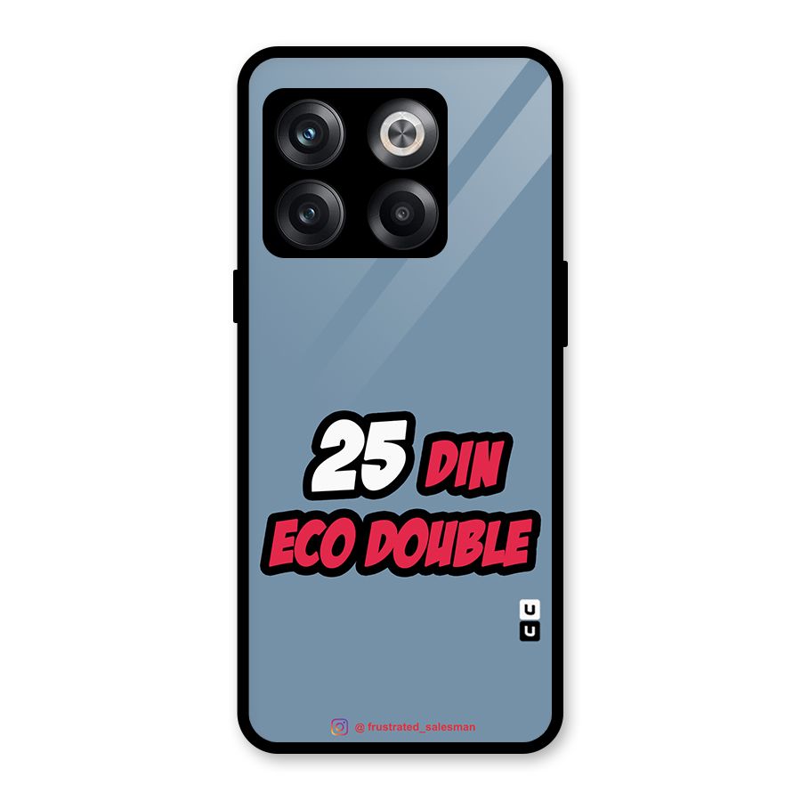 25 Din Eco Double SteelBlue Glass Back Case for OnePlus 10T