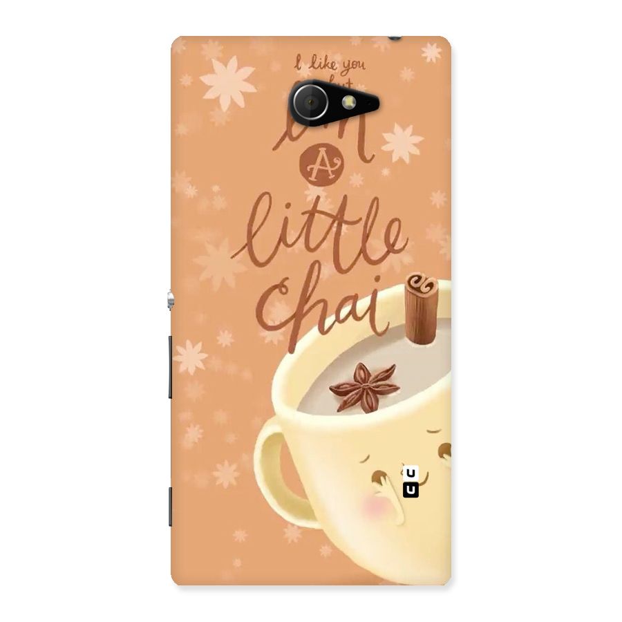 A Little Chai Back Case for Sony Xperia M2