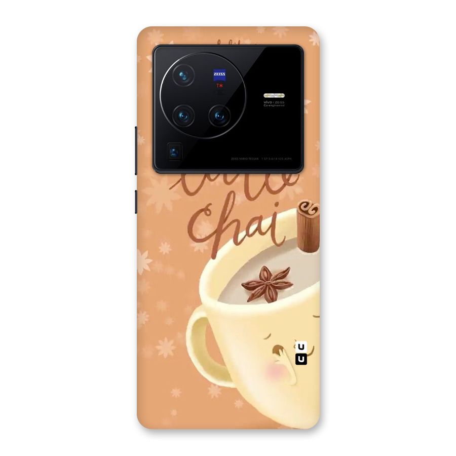 A Little Chai Back Case for Vivo X80 Pro
