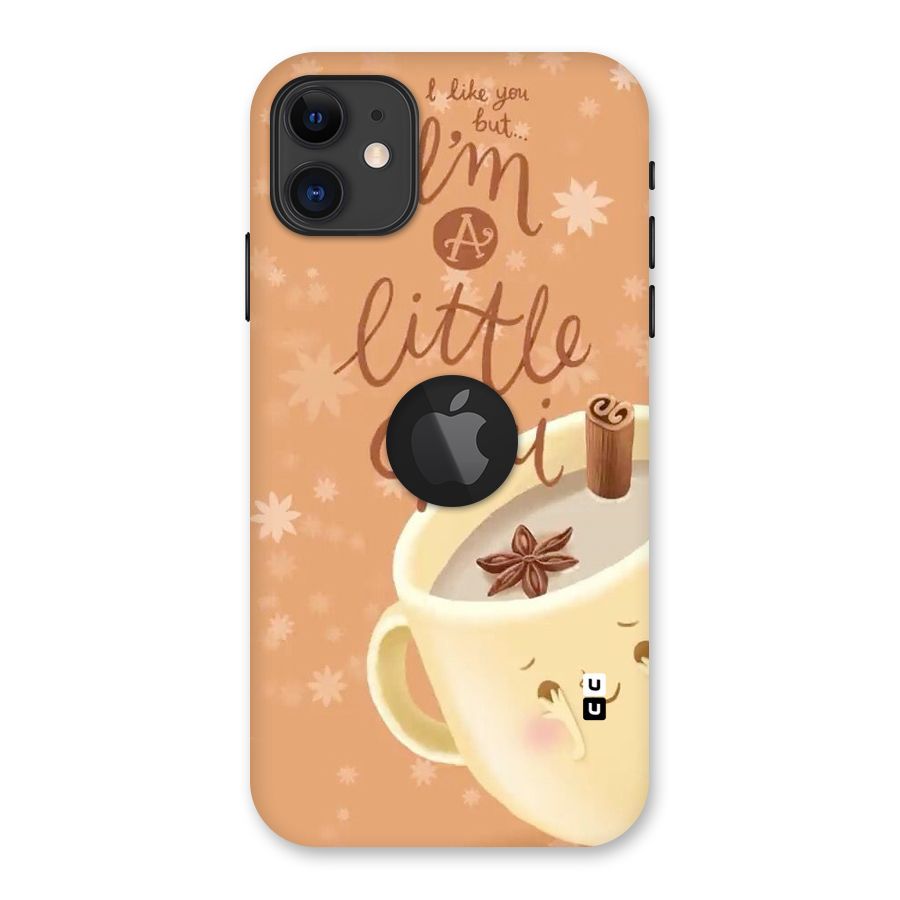 A Little Chai Back Case for iPhone 11 Logo Cut