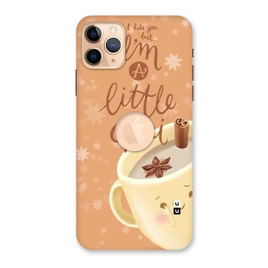 A Little Chai Back Case for iPhone 11 Pro Max Logo Cut