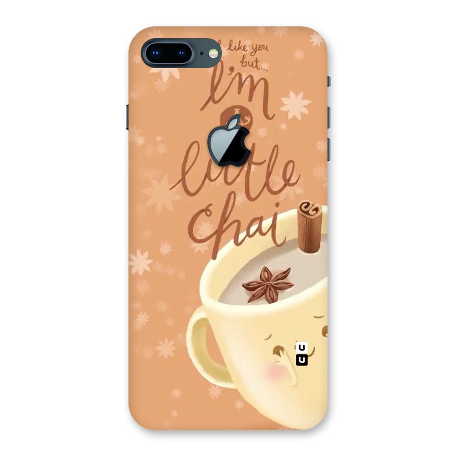 A Little Chai Back Case for iPhone 7 Plus Apple Cut