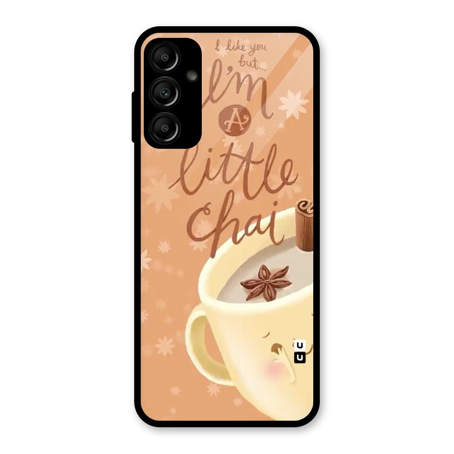 A Little Chai Glass Back Case for Galaxy A14 5G