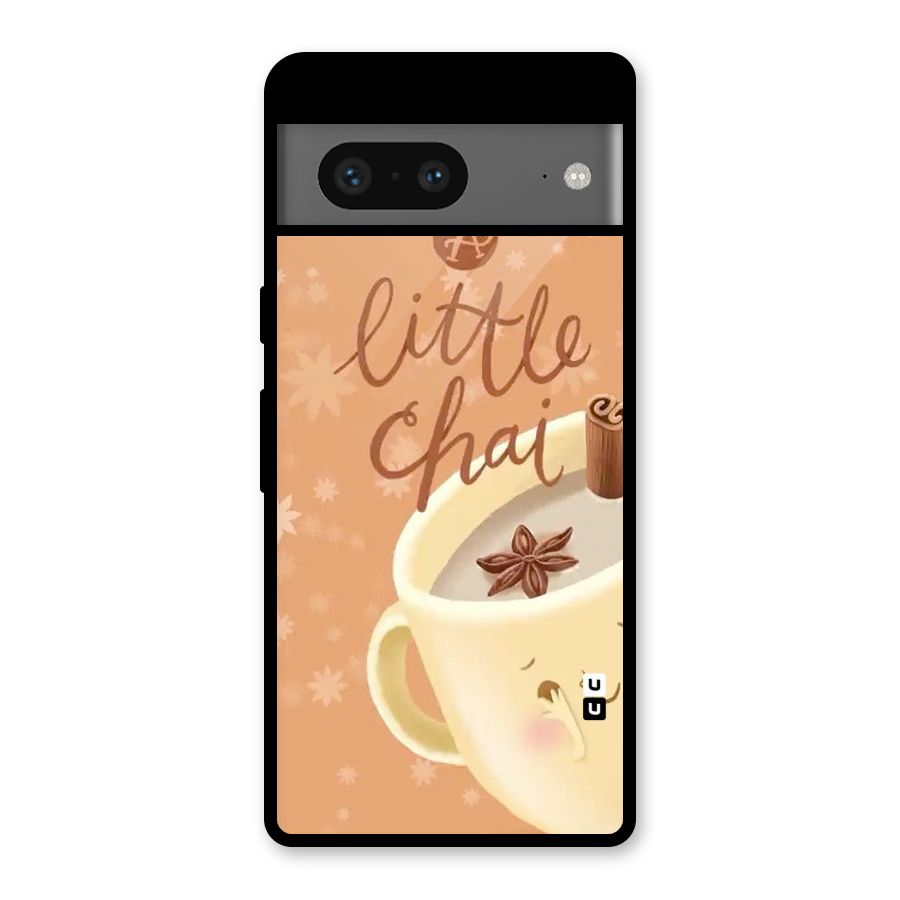 A Little Chai Glass Back Case for Google Pixel 7