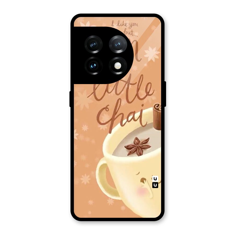 A Little Chai Glass Back Case for OnePlus 11