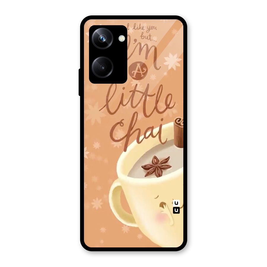 A Little Chai Glass Back Case for Realme 10 Pro