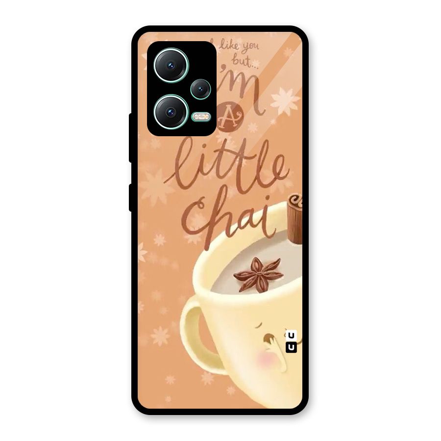 A Little Chai Glass Back Case for Redmi Note 12 5G