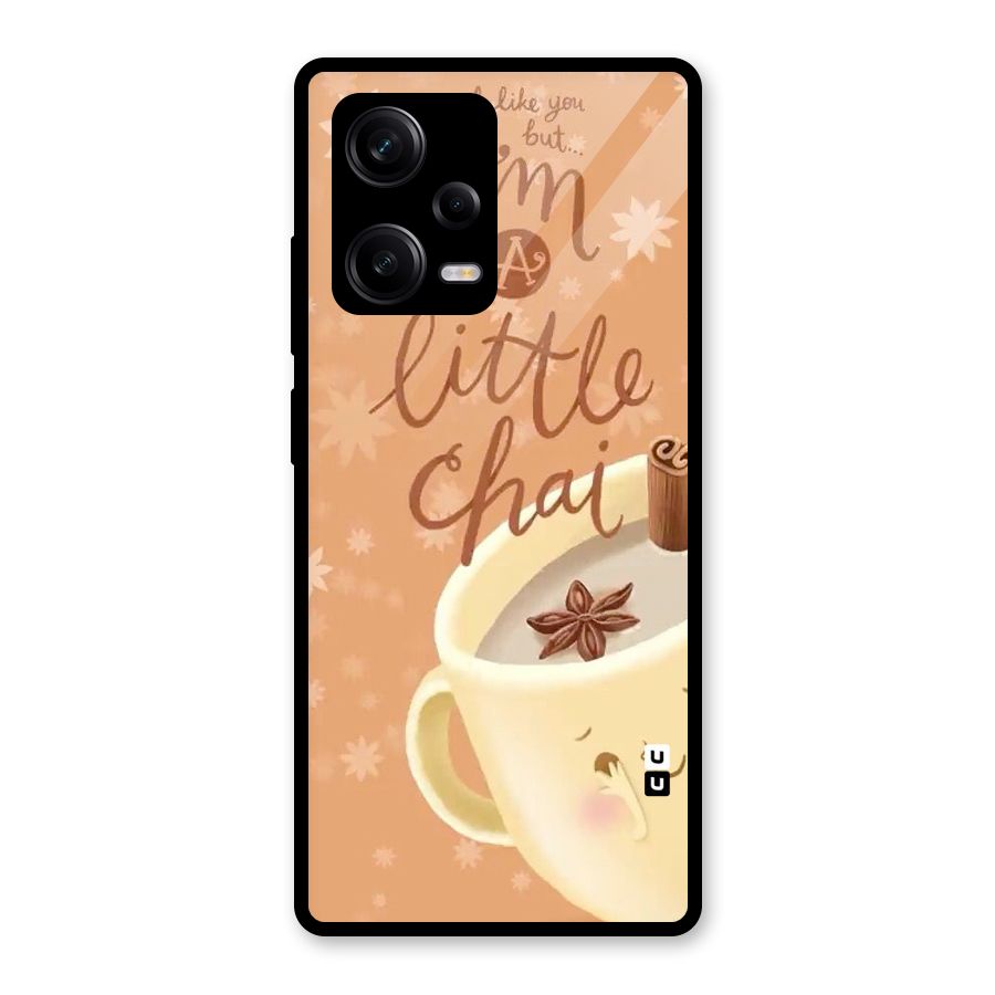 A Little Chai Glass Back Case for Redmi Note 12 Pro