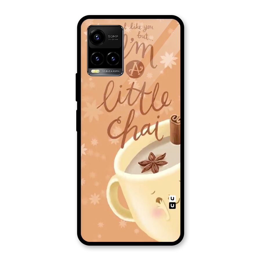 A Little Chai Glass Back Case for Vivo Y21T