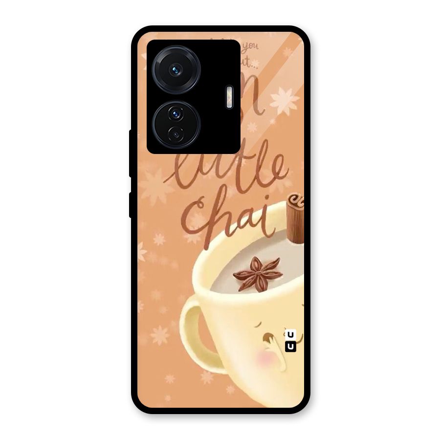 A Little Chai Glass Back Case for Vivo iQOO Z6 Pro