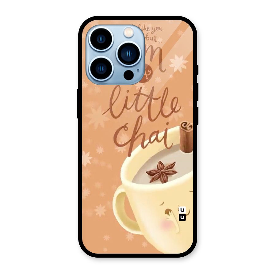 A Little Chai Glass Back Case for iPhone 13 Pro