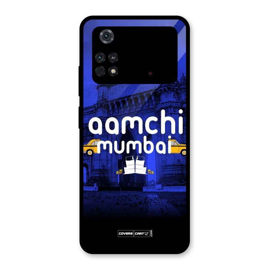 Aamchi Mumbai Glass Back Case for Poco M4 Pro 4G