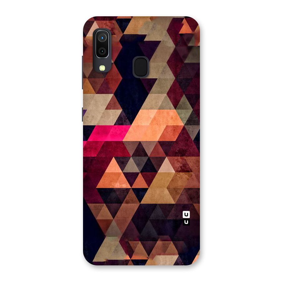 Abstract Beauty Triangles Back Case for Galaxy A20