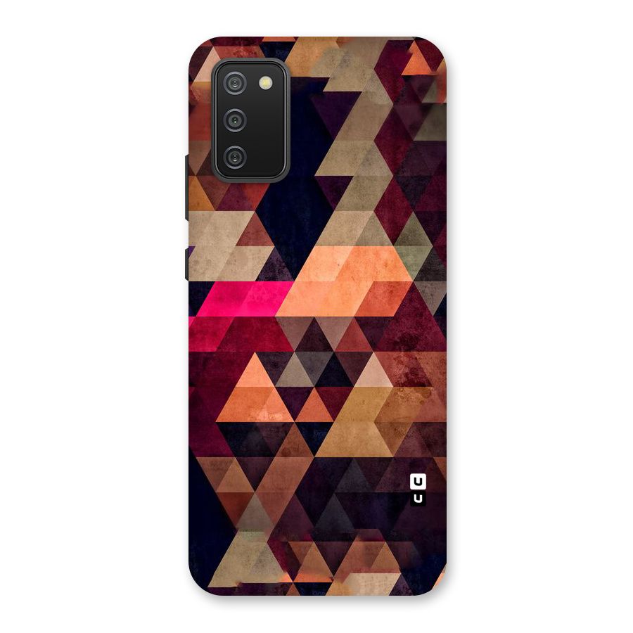 Abstract Beauty Triangles Back Case for Galaxy M02s