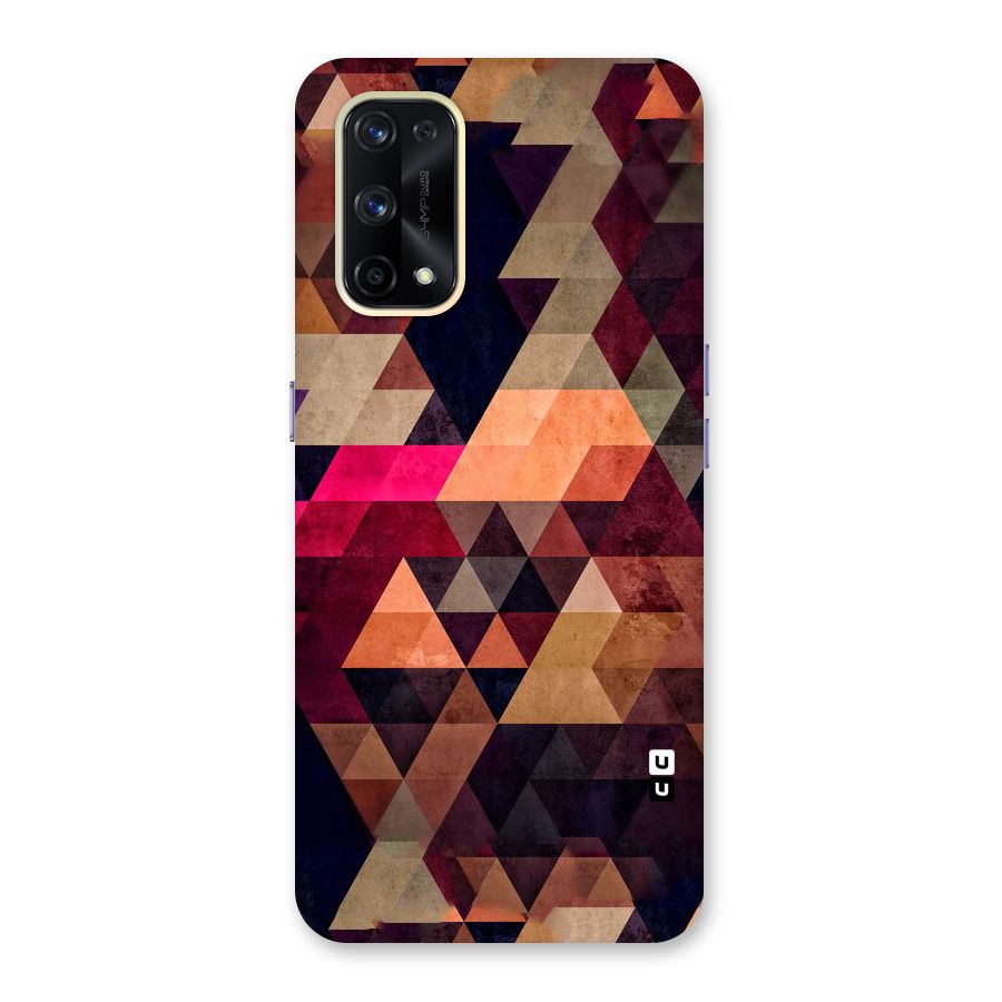 Abstract Beauty Triangles Glass Back Case for Realme X7 Pro