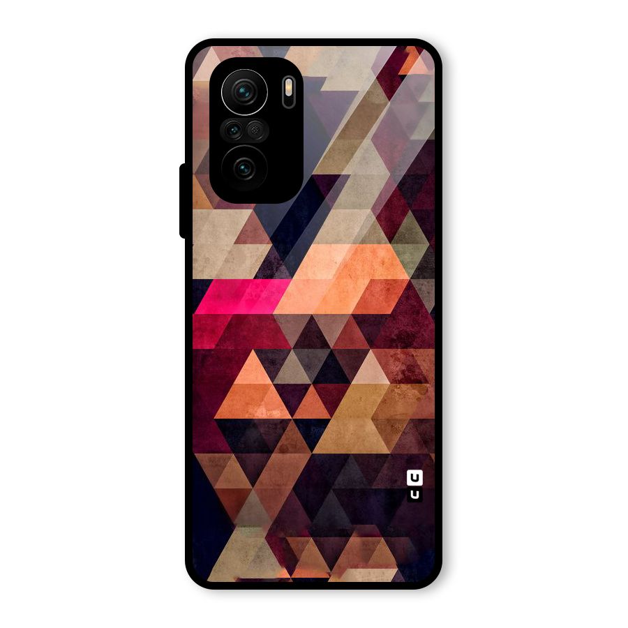 Abstract Beauty Triangles Glass Back Case for Mi 11X Pro